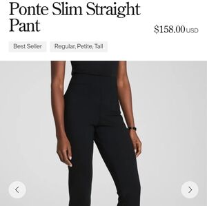 Spanx Shape Wear Black High-Waisted Pants